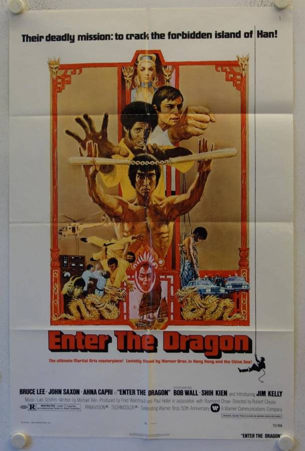 Enter the Dragon original release US Onesheet movie poster